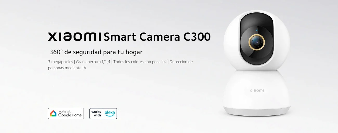 Xiaomi Smart Camera C300: Ofrece una calidad de imagen mejorada de 2K HD
