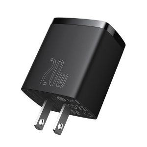 Baseus Cargador 20w 3A USB + Tipo C