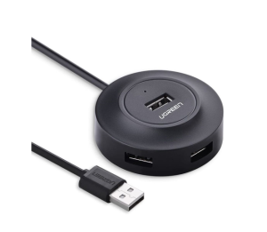 UGREEN Hub USB 2.0 4 Puertos 1m (Negro)