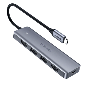 Hub USB3.0 de 4 puertos UGREEN con fuente de alimentación USB-C CM219 - 70336